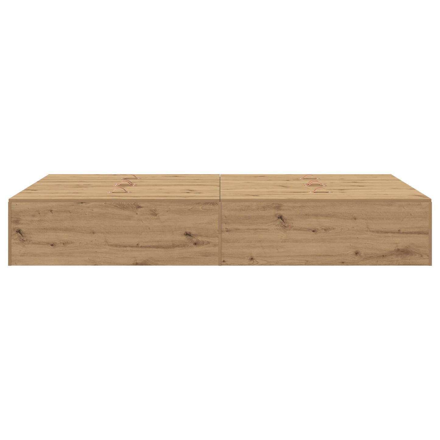 Opbergbedframe Artisan Eiken Massief Eiken 120 x 190 cm