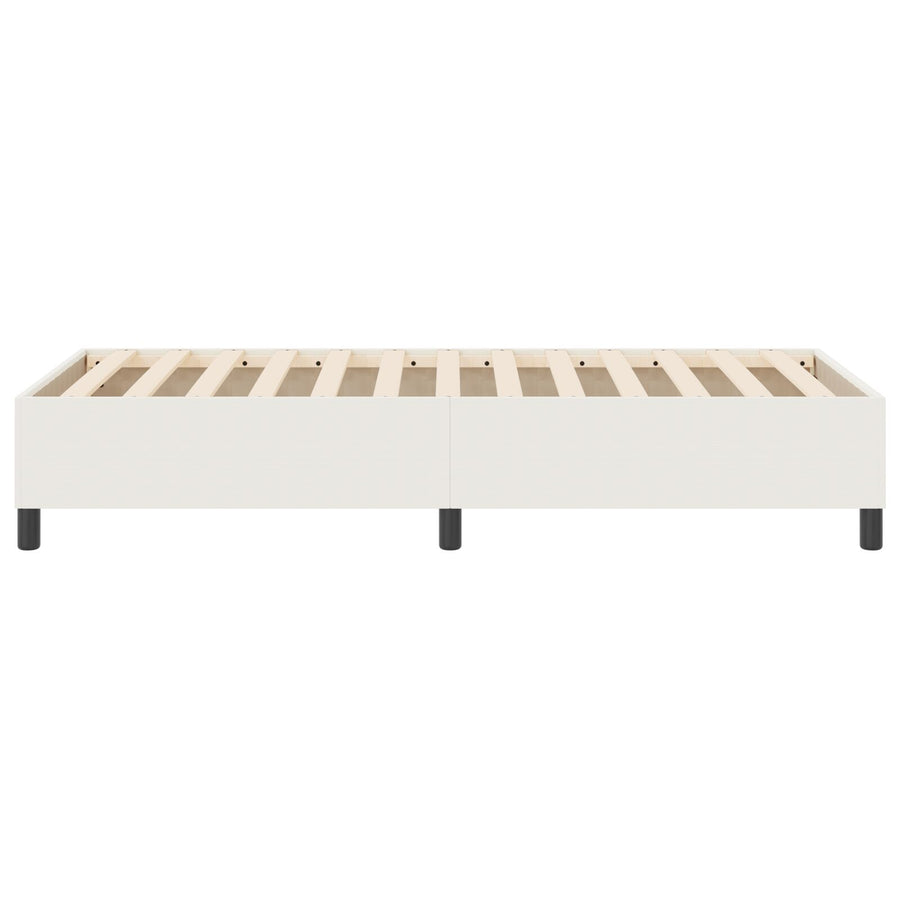 Boxspring Bed Corduroy Stof Crème 80 x 200 cm