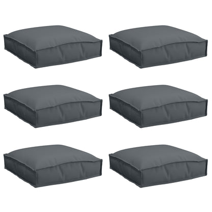 Pallet Kussens Voor Zit 6 Stuks 40X40X8 Cm Oxford Stof Anthraciet