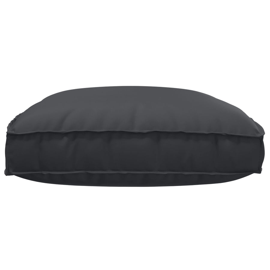 Palletkussen Voor Zit 120X80X12 Cm Oxford Stof Zwart