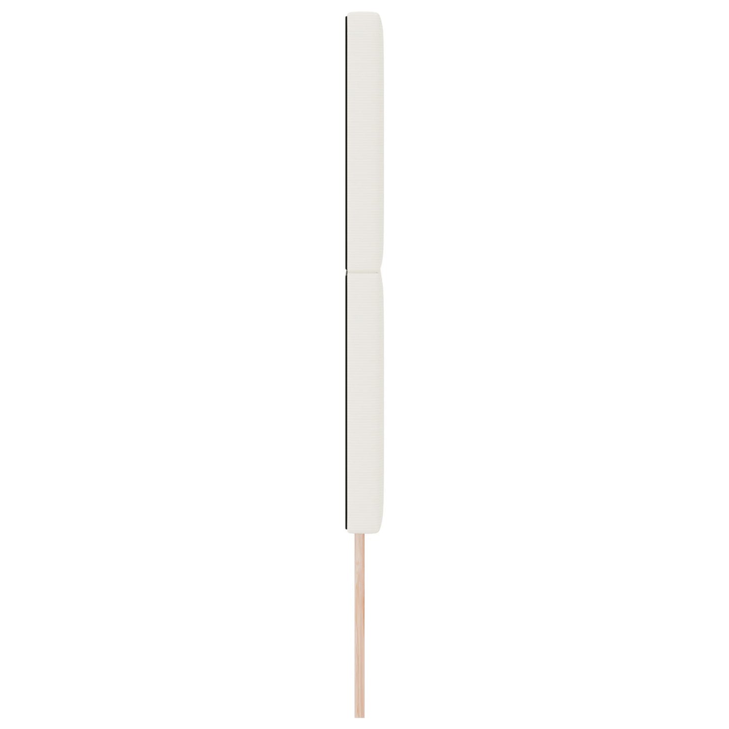 Eenvoudig Hoofdbord - In Corduroy Crème 160 cm Hoog hoofdbord