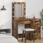 Ceiling Table Smoked Oak 50 x 41 x 135 cm Engineered wood