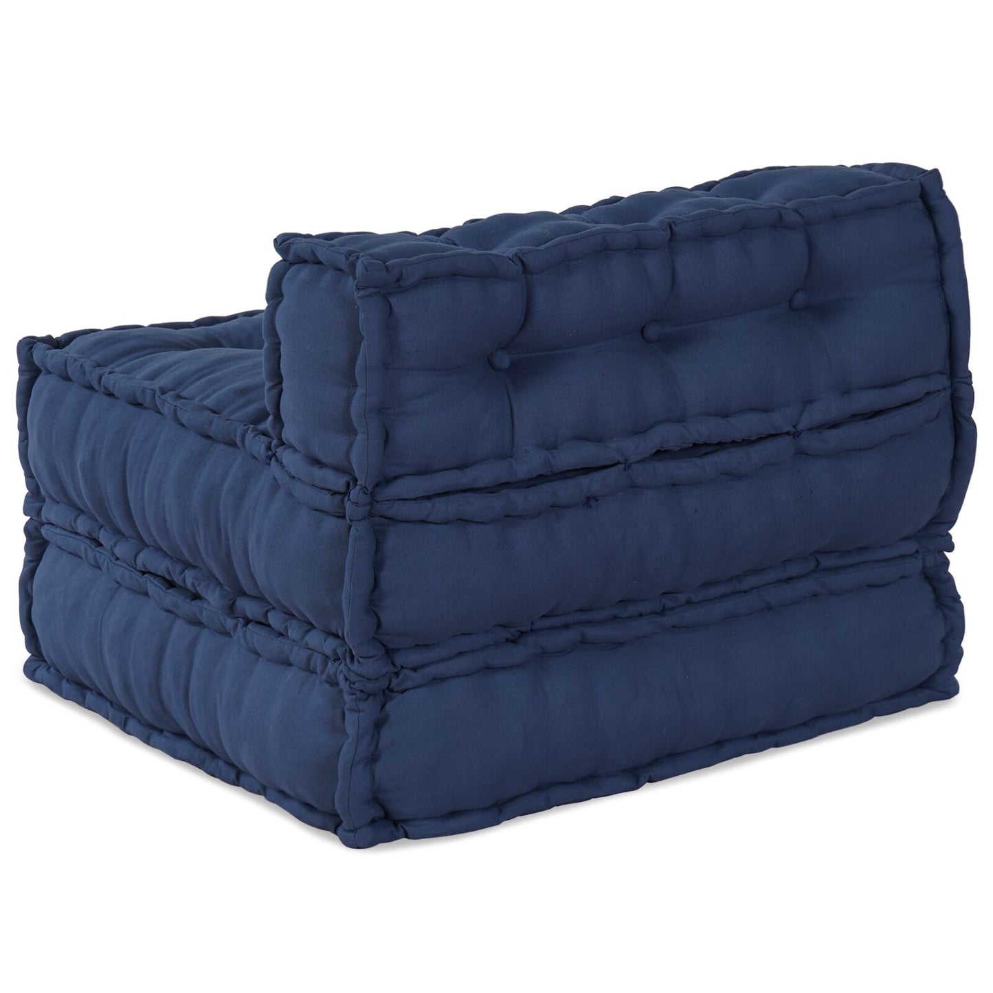 Modulaire Poef 70X70X54 Stof Indigo 70 x 70 x 54 cm Middelste bank