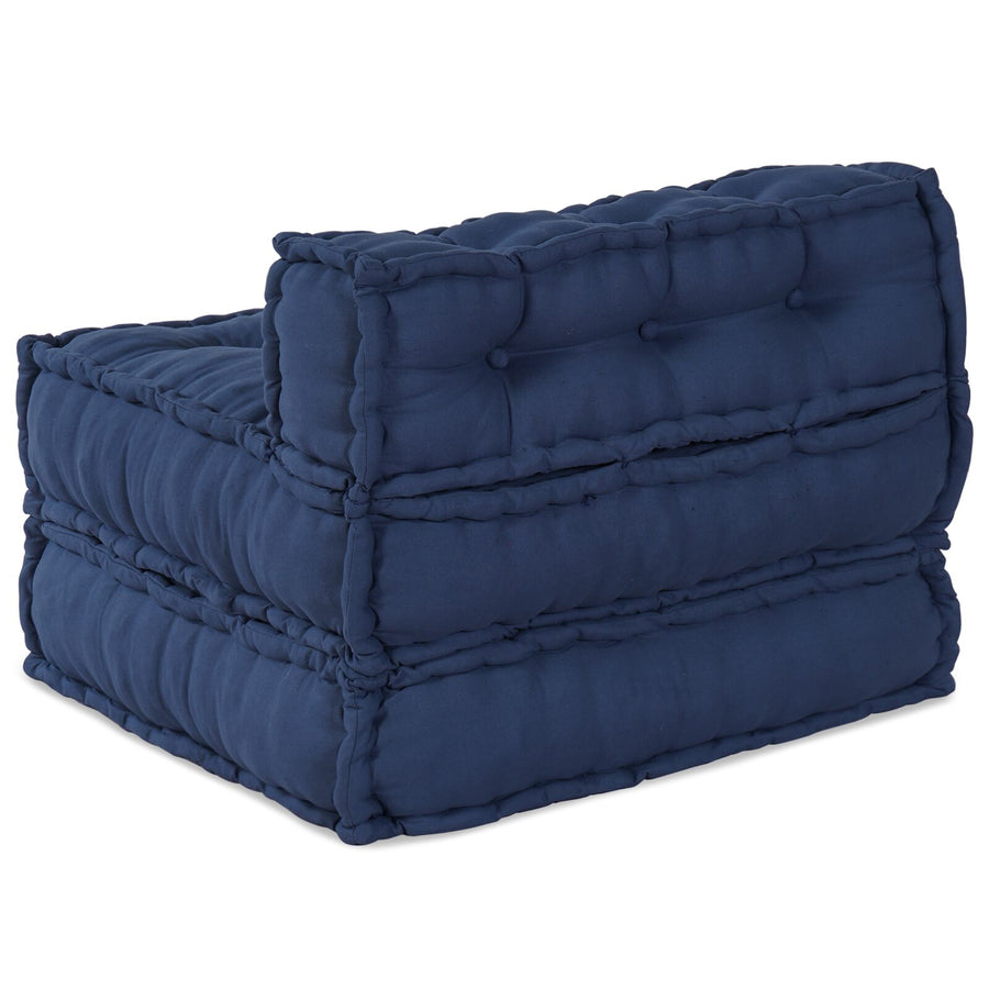 Modulaire Poef 70X70X54 Stof Indigo 70 x 70 x 54 cm Middelste bank