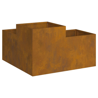 Tuin Planter Weerbestendig staal 80 x 80 x 48 cm