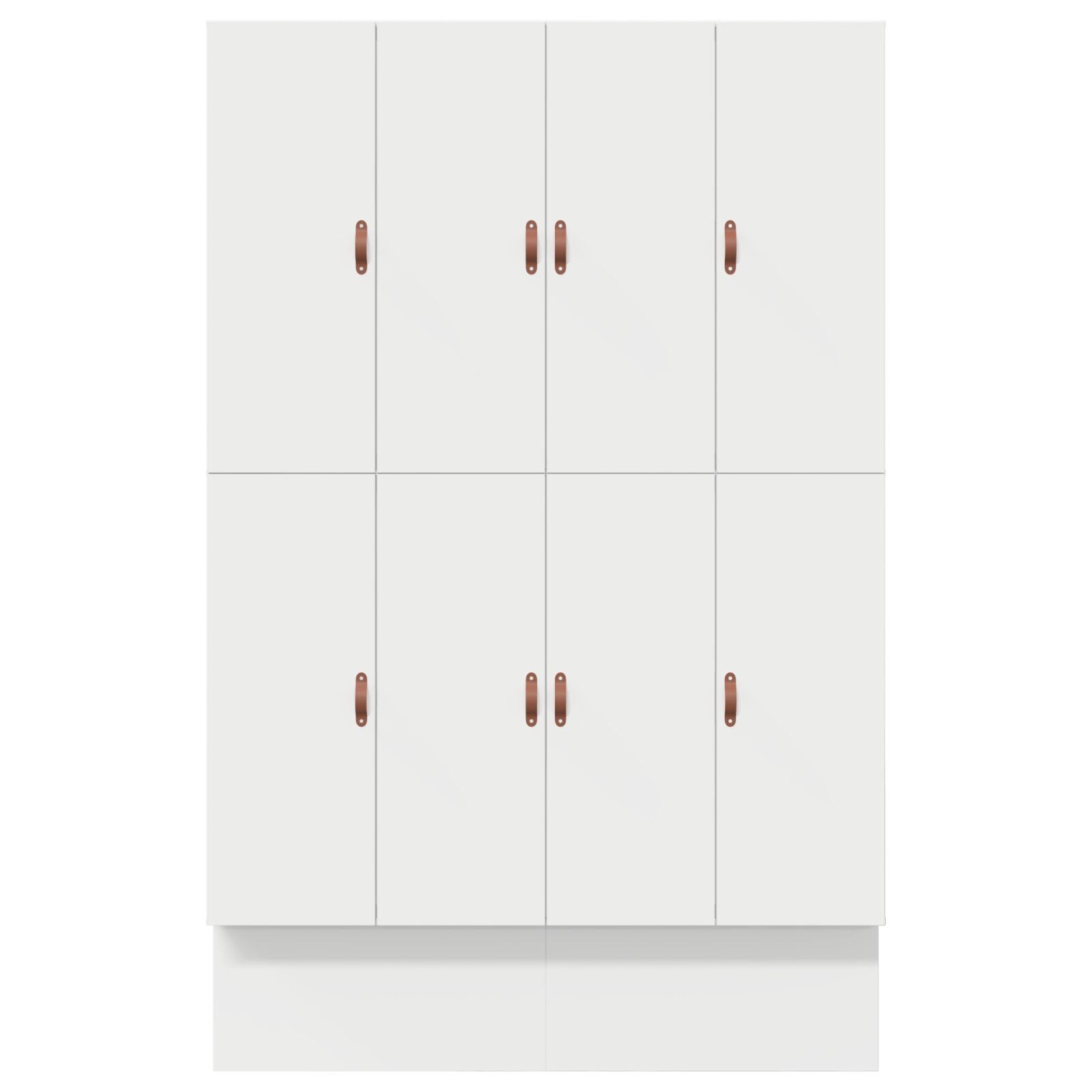 Opbergbedframe Wit Bewerkt Hout 135,5 X 190 X 31,5 Cm Artisanaal Eiken