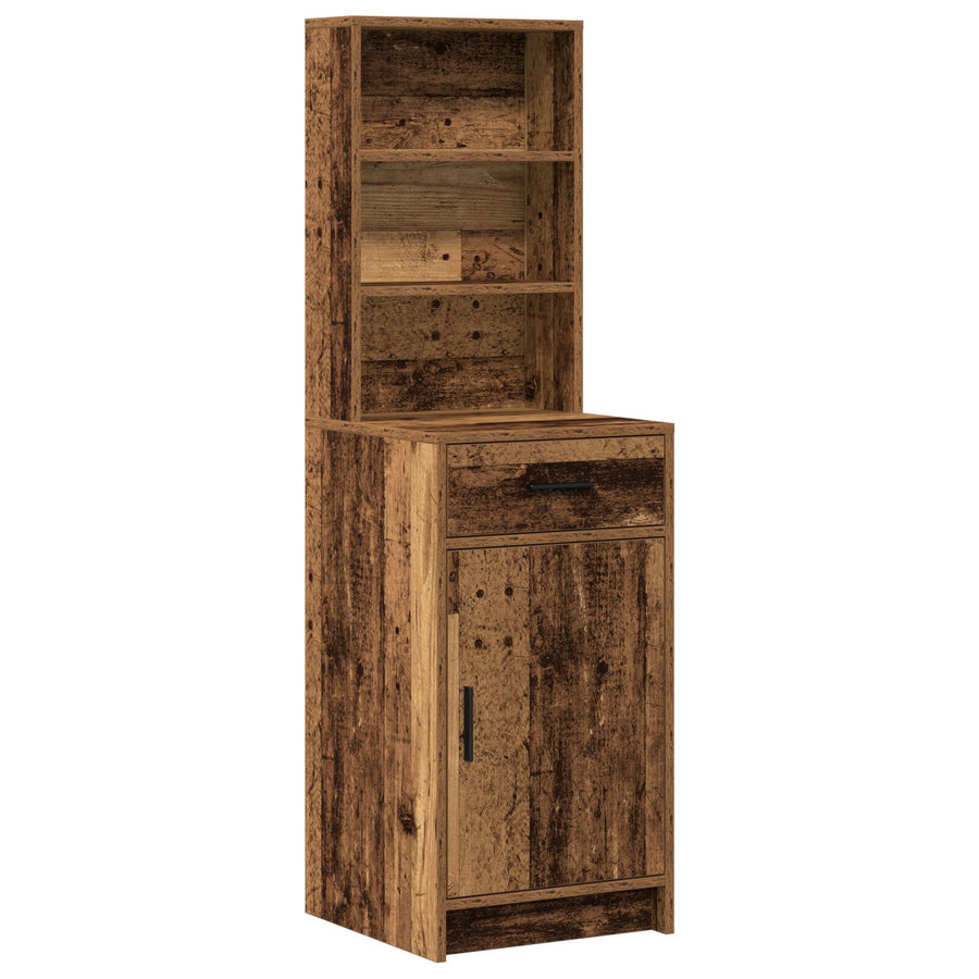 Kaptafel Set Set Van 3 Oude Hout Houtbewerking