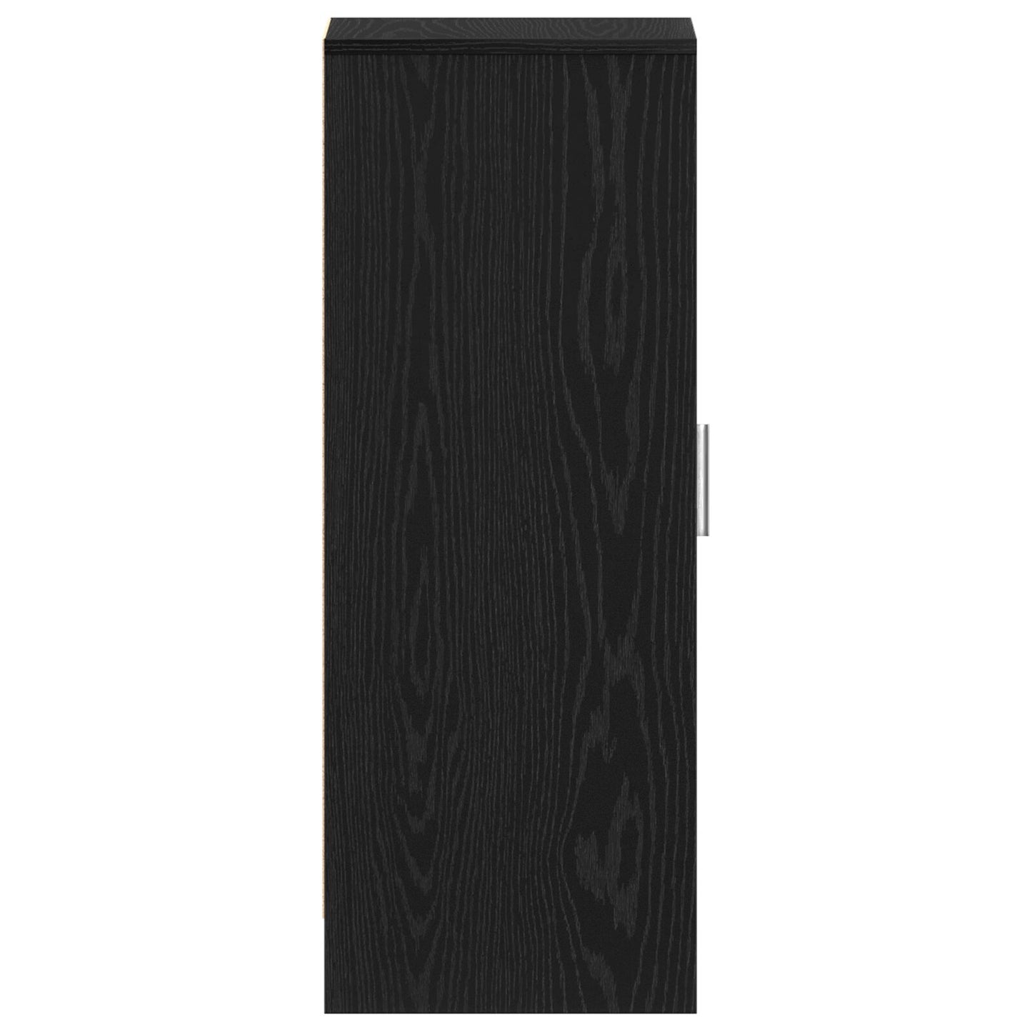 Schoenenkast Bewerkt Hout Zwart eiken 32 x 35 x 92 cm