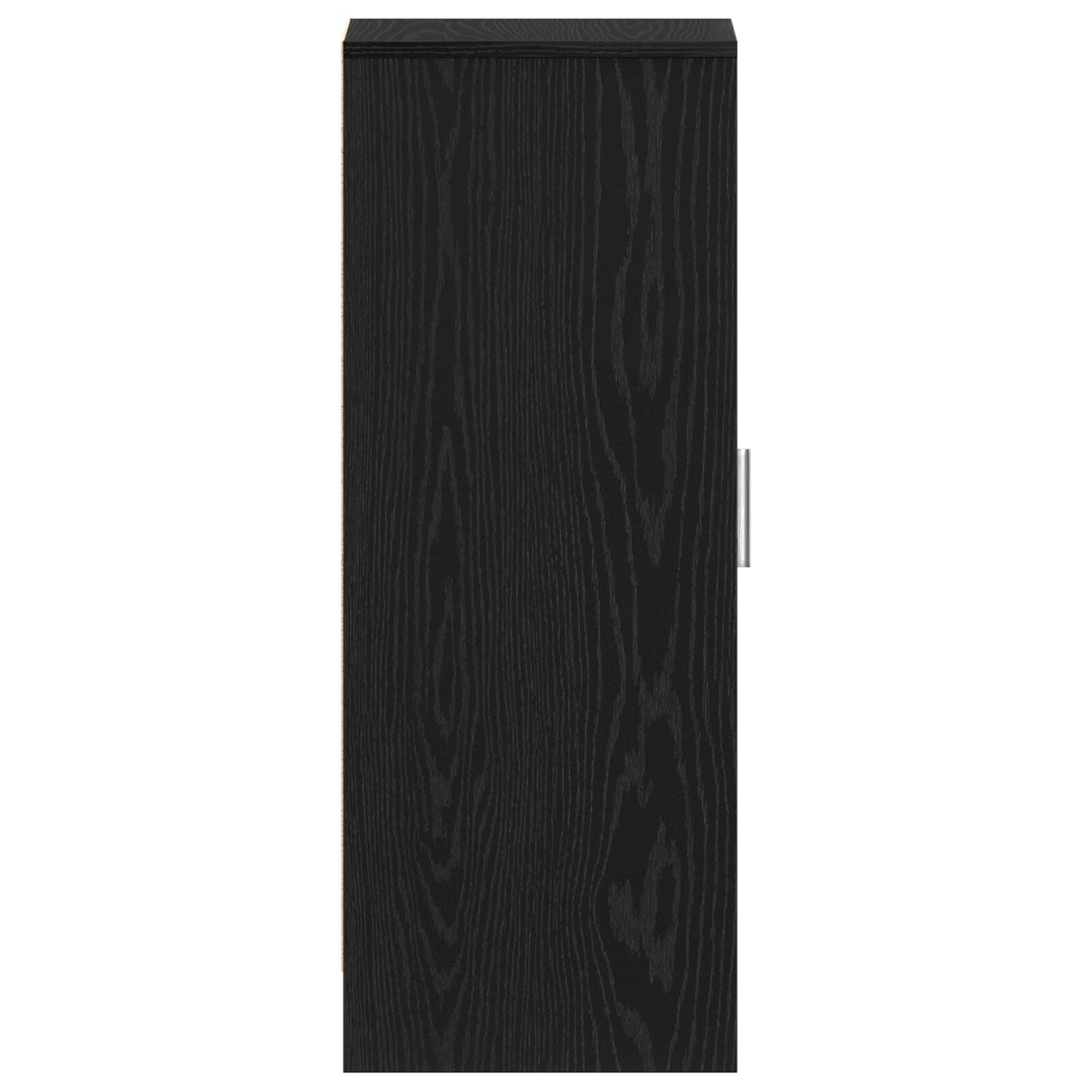 Schoenenkast Bewerkt Hout Zwart eiken 32 x 35 x 92 cm