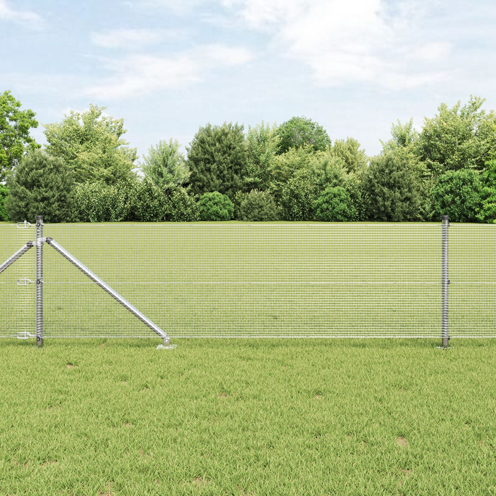 Gegalvaniseerd Draadhek Met 7 Spijker Posten 0.8X10 M Gegalvaniseerd Staal Gegalvaniseerd Staal