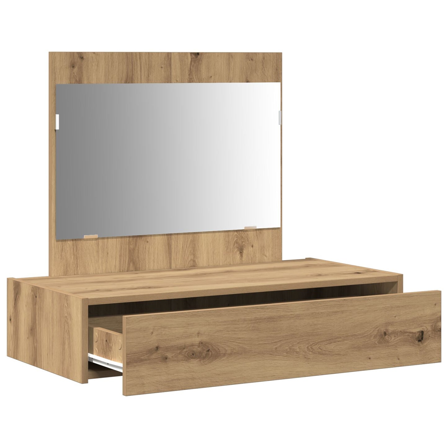 Wandkaptafel 83 x 40 x 70 cm Ambachtelijk eiken zonder LED