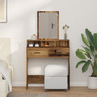 Console table with drawer Old wood 79 x 41 x 140 cm Processed wood
