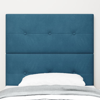 Hoofdbord Knopge Tufted Velvet Donkerblauw 100 cm Hoog hoofdbord
