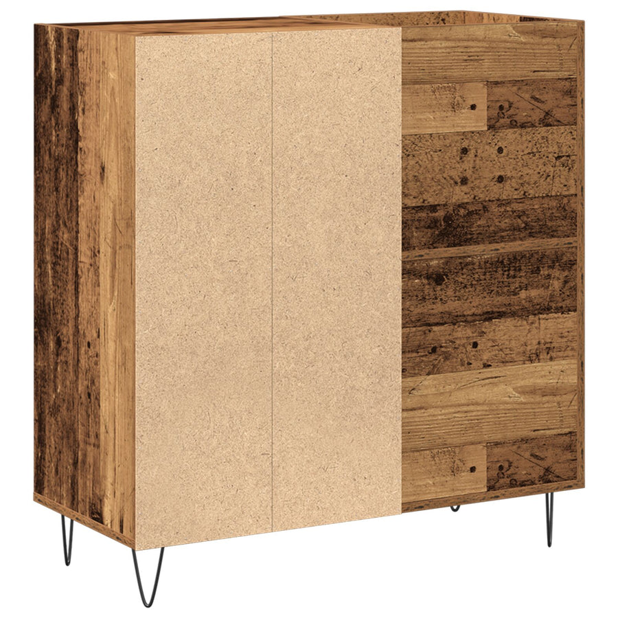 Media Kast Artisan Eiken 84.5X38X90 Cm Bewerkt Hout
