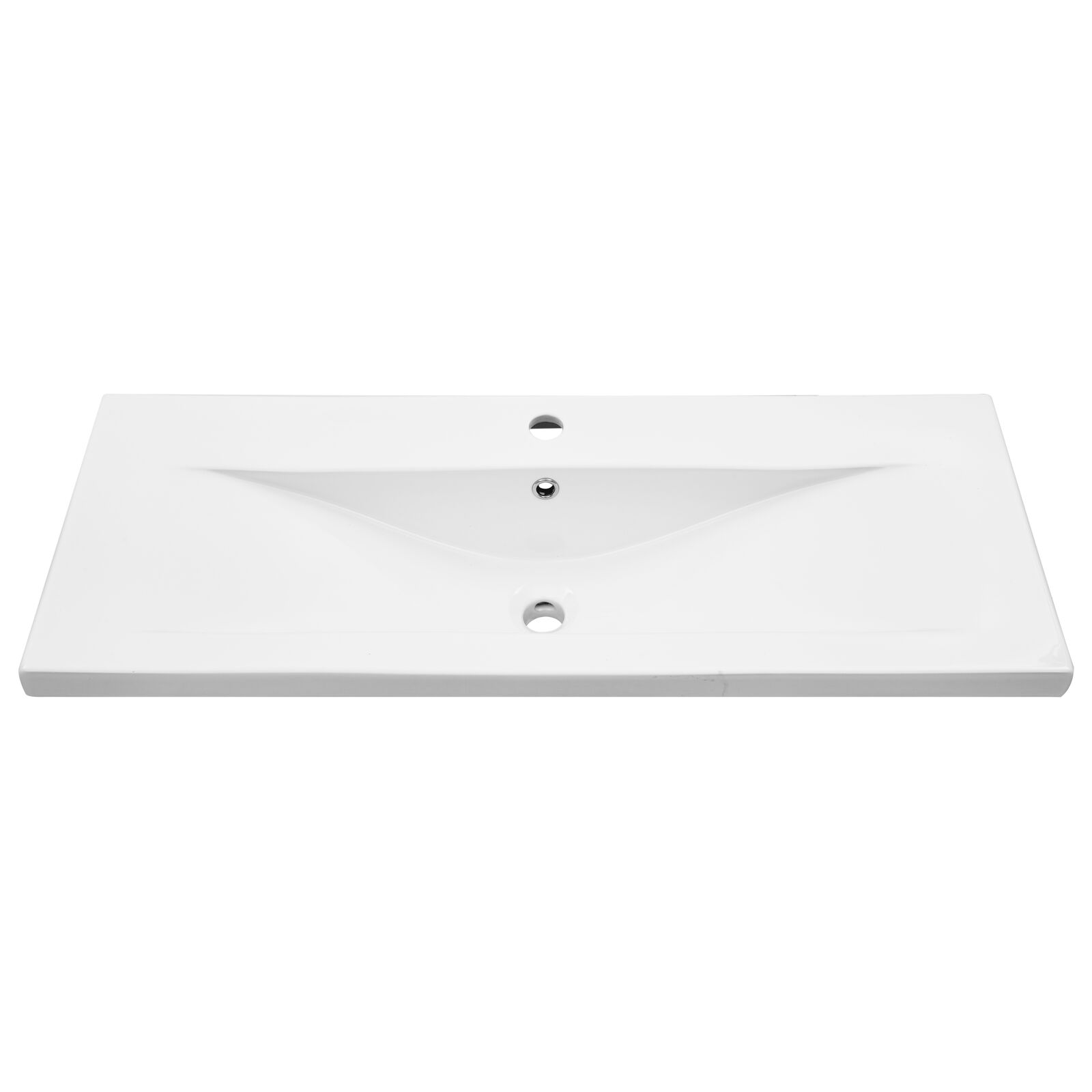 Wastafel Kast Met Ingebouwde Wastafel Zwart Eik Gefabriceerd Hout