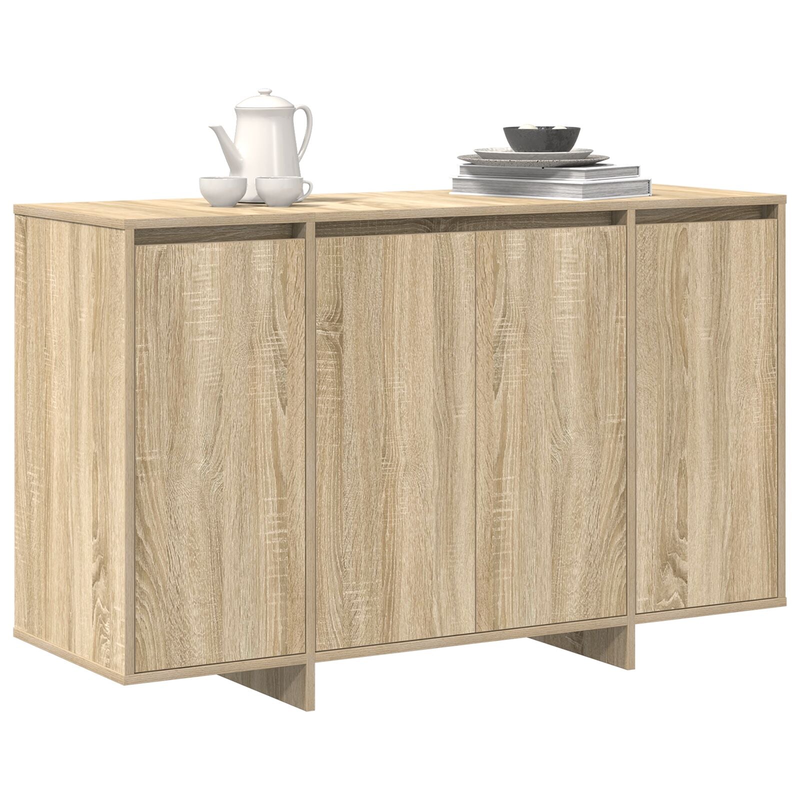 Sonoma Eiken Dressoir Sonoma Eiken Geengineerd Hout