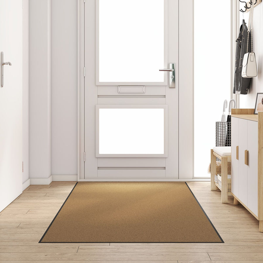 Deurmat Wasbaar Crème 120X250 Cm