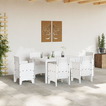 Buitentafel Polypropyleen Middelgroot Duurzaam Tuintafel Wit 1,5 m