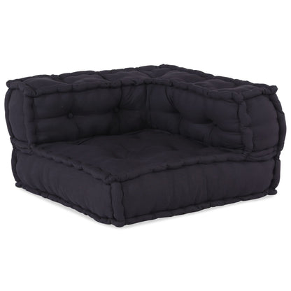 Modulaire Poefs 2 Stuks Antraciet Stof Anthraciet 70 x 70 x 54 cm 2x hoek
