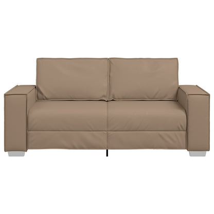 Loveseat Sofa Kunstleer Cappuccino 140 cm