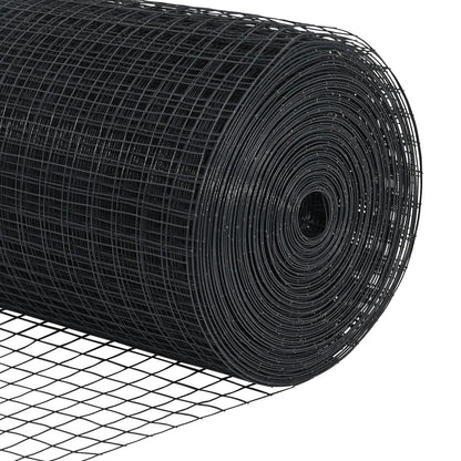 Gelaste Draadhek Met 13 Flenspalen Grijs 0.4X100 M Staal Gegalvaniseerd Staal