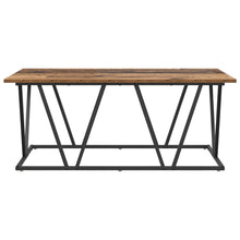 Salontafel 100X50X40 Cm Geengineerd Hout En Metaal Oud hout