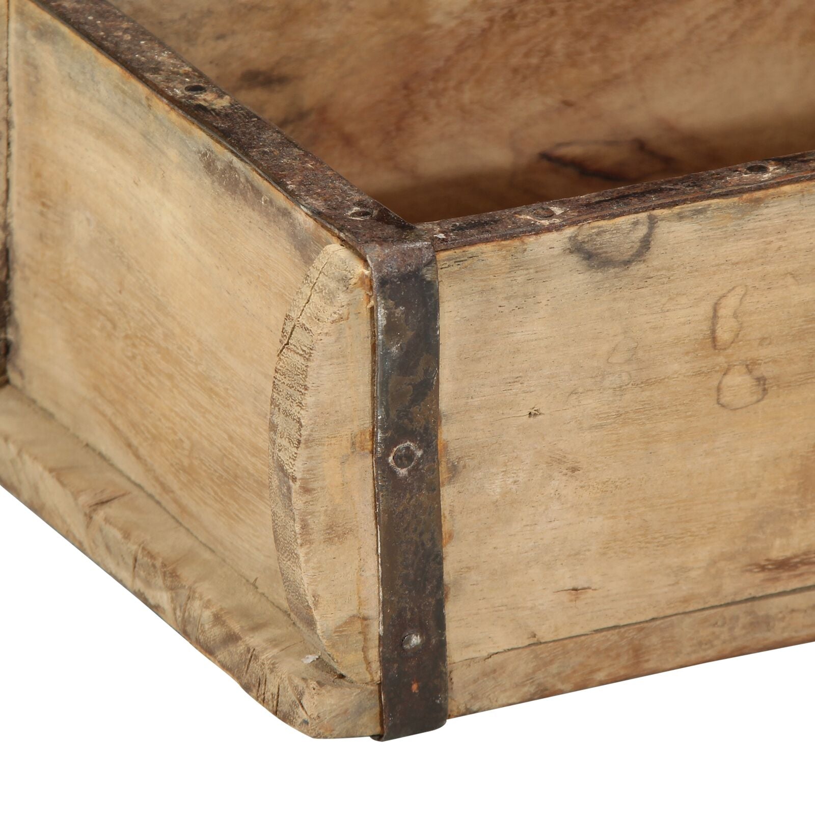 Dienbladen 4 Stuks Massief Hout Gerecycled 30 x 15 x 9 cm