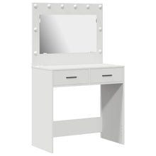 Kaptafel Met Led Lichten - , Wit 78,5 x 41 x 135 cm