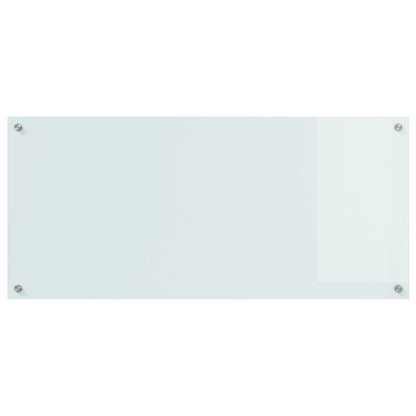 Keuken Achterwand 110X50X0,6 Cm Gelaagd Glas Wit 110 x 50 cm