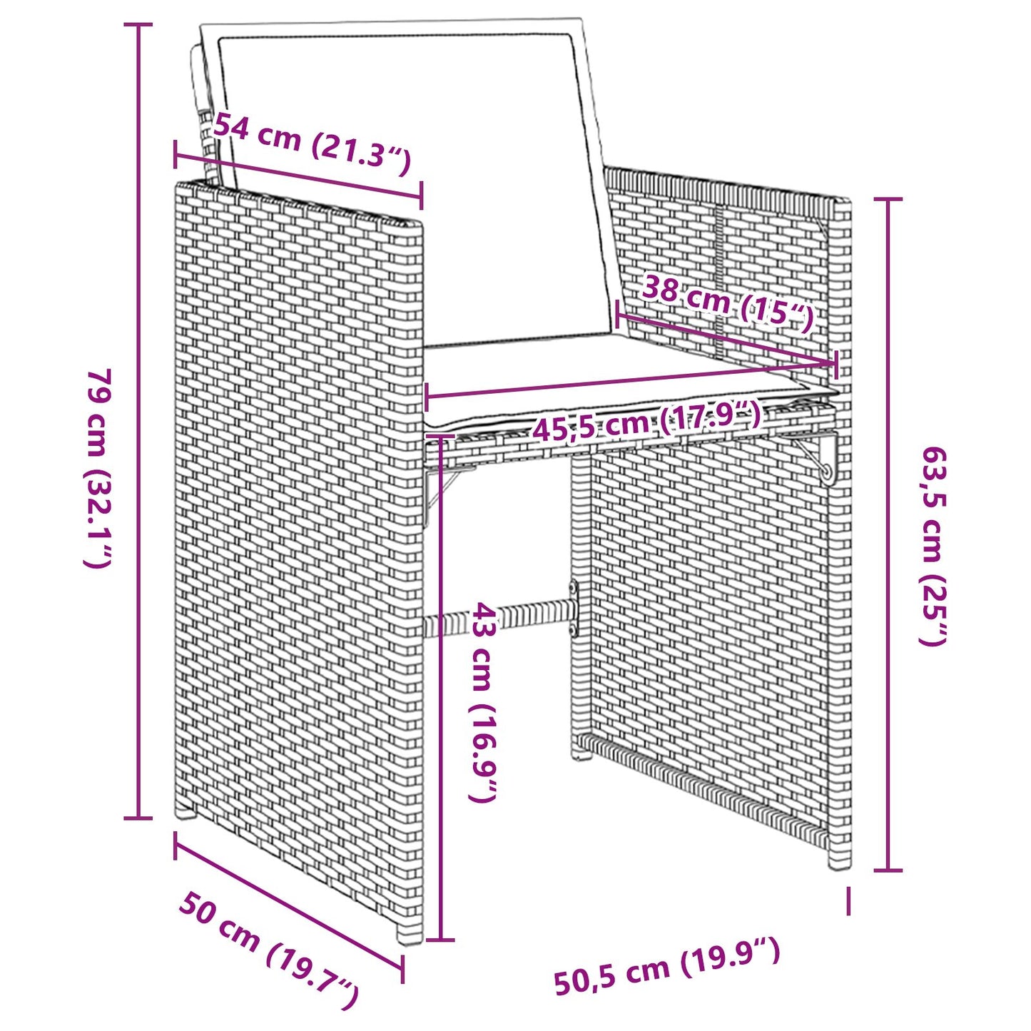 5-Delige Tuin Eettafelset Met Kussens Grijs Poly Rattan