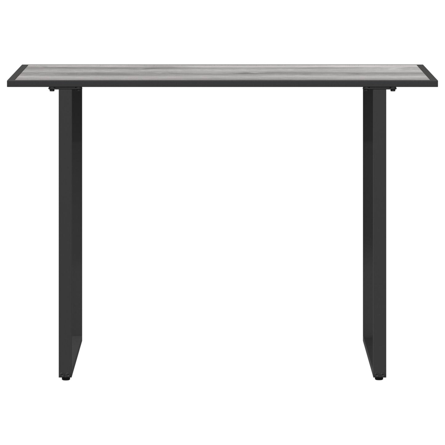 Tuin Tafel 100X55X70 Cm Dpc En Staal Grijs