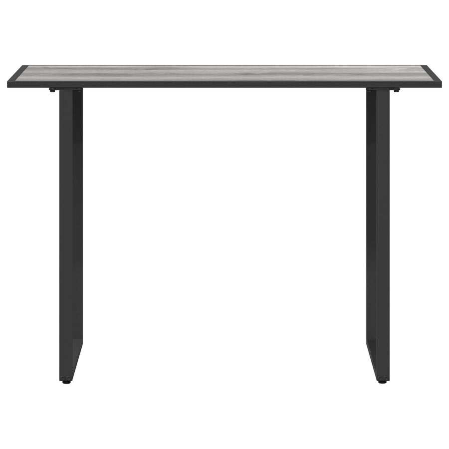 Tuin Tafel 100X55X70 Cm Dpc En Staal Grijs