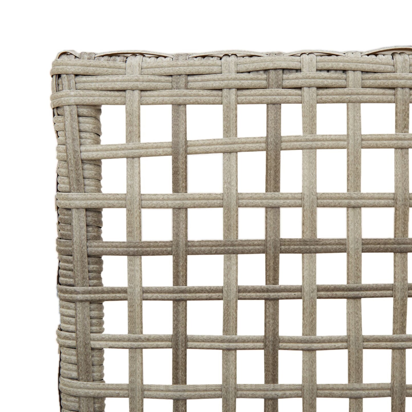 Tuinstoelen 2 Stuks Met Kussens Poly Rattan Lichtgrijs en Donkergrijs