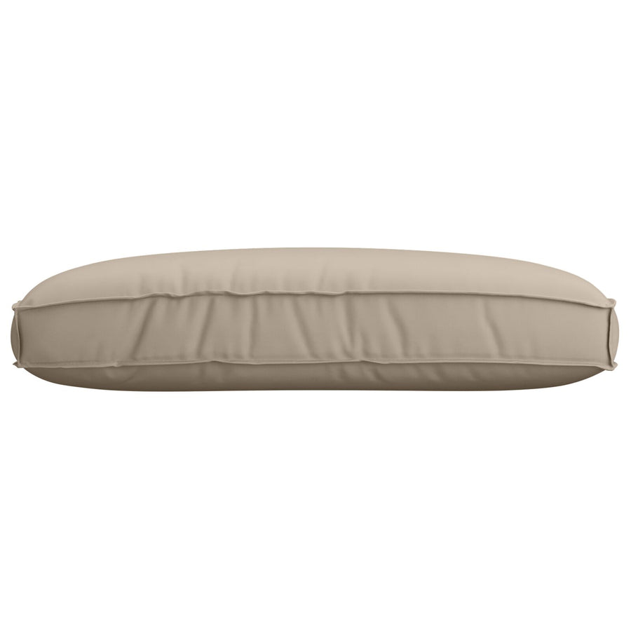 Buiten Kussen Polyester 120 X 12 X 80 Cm Waterafstotend Taupe