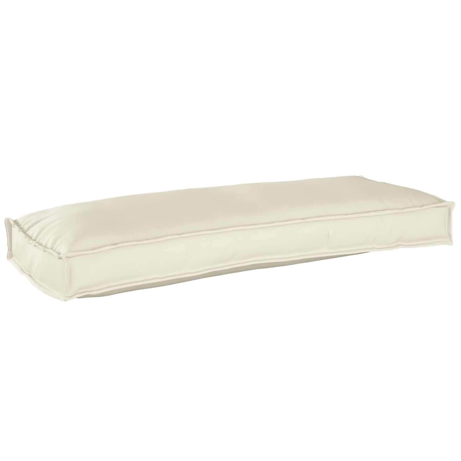 Pallet Kussen Voor Bank 100X40X8 Cm Oxford Stof Crème