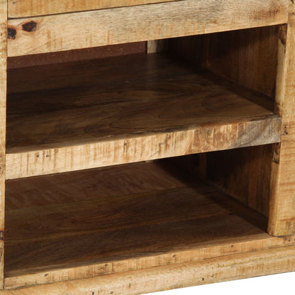Schoenbank 110X35X50 Cm Massief Mangohout