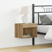 TV Cabinet Set with LED Artisan Oak 40 x 30 x 30 cm Engineered Wood