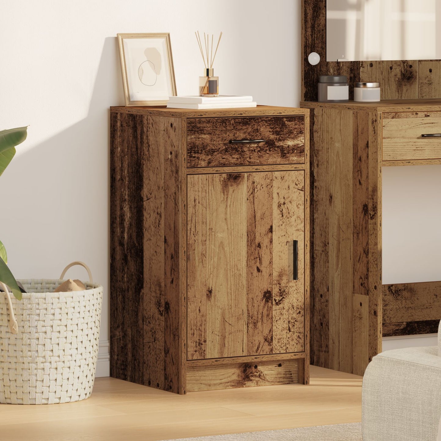 Dressoir 40X41X75 Cm Bewerkt Hout Oud hout