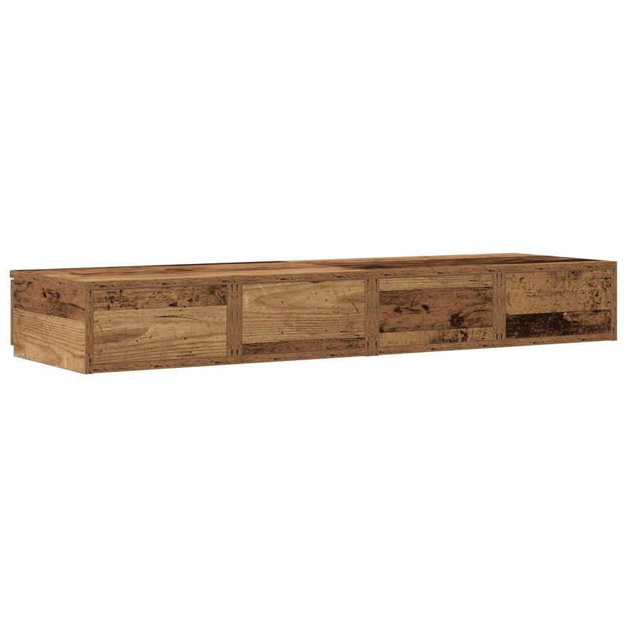 Bedladen Oude Hout 120X36,5X16,5 Cm Engineered Wood Verweerd hout 120 x 36.5 x 16.5 cm