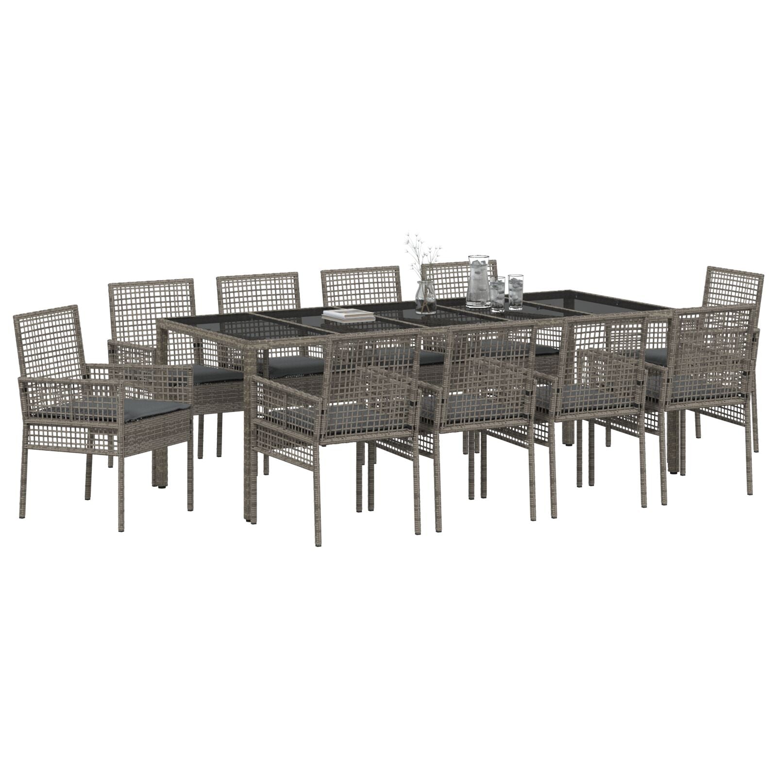 Set Van 6 Grijs, Zwart