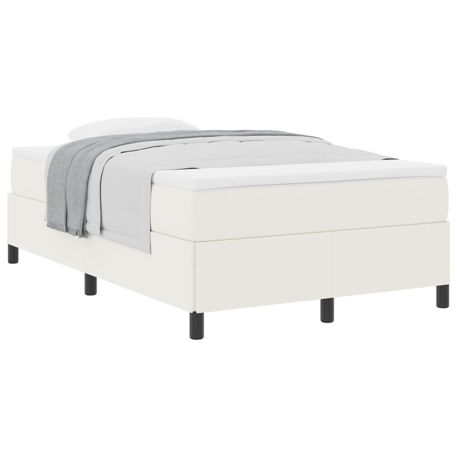 Bedframe Corduroy Stof Crème 120 x 190 cm