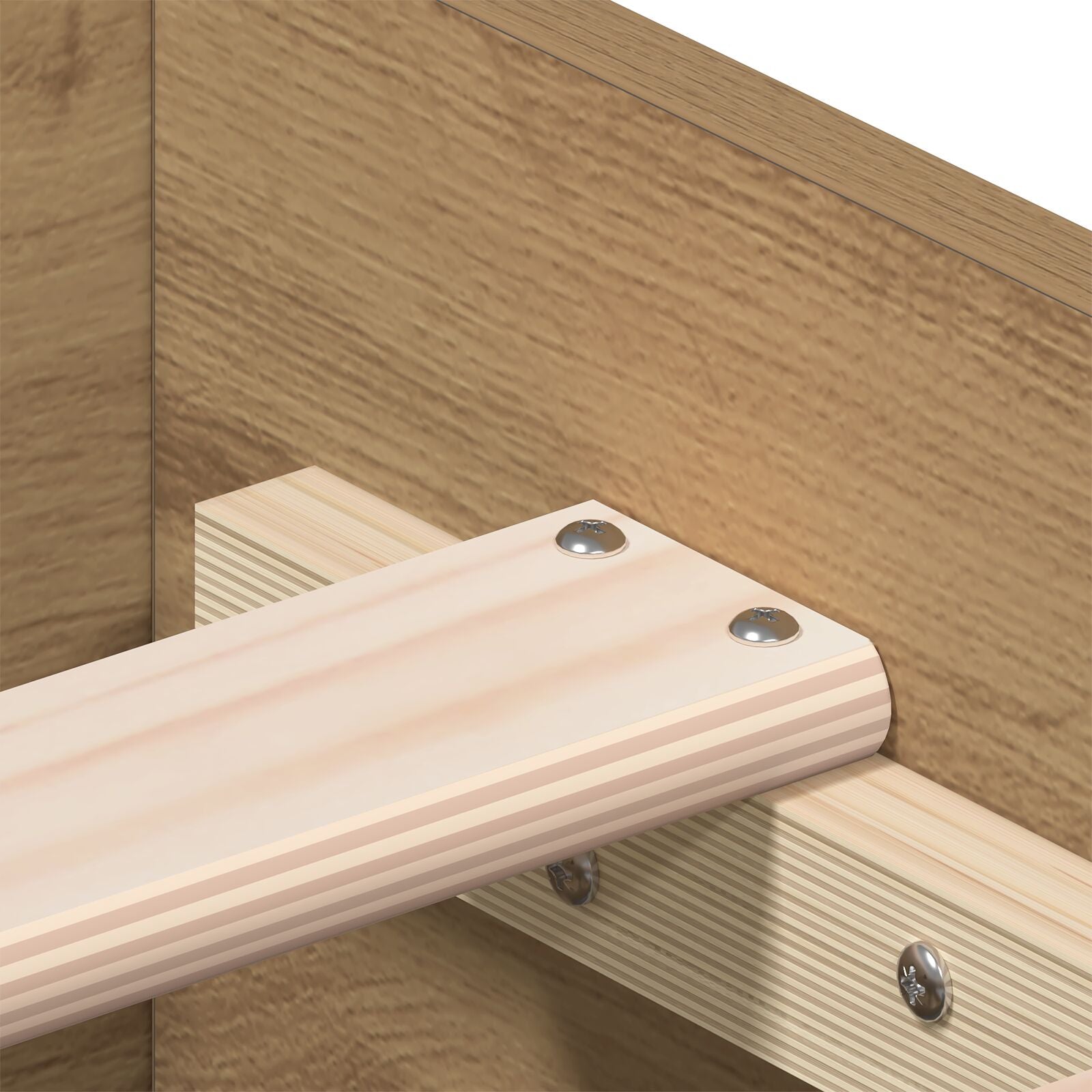 Bedframe Artisan Eiken 100X200 Cm Gemaakte Hout Ambachtelijk Eiken