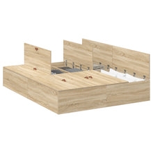 Opbergbedframe Sonoma Eik Sonoma Eiken 160 x 200 cm