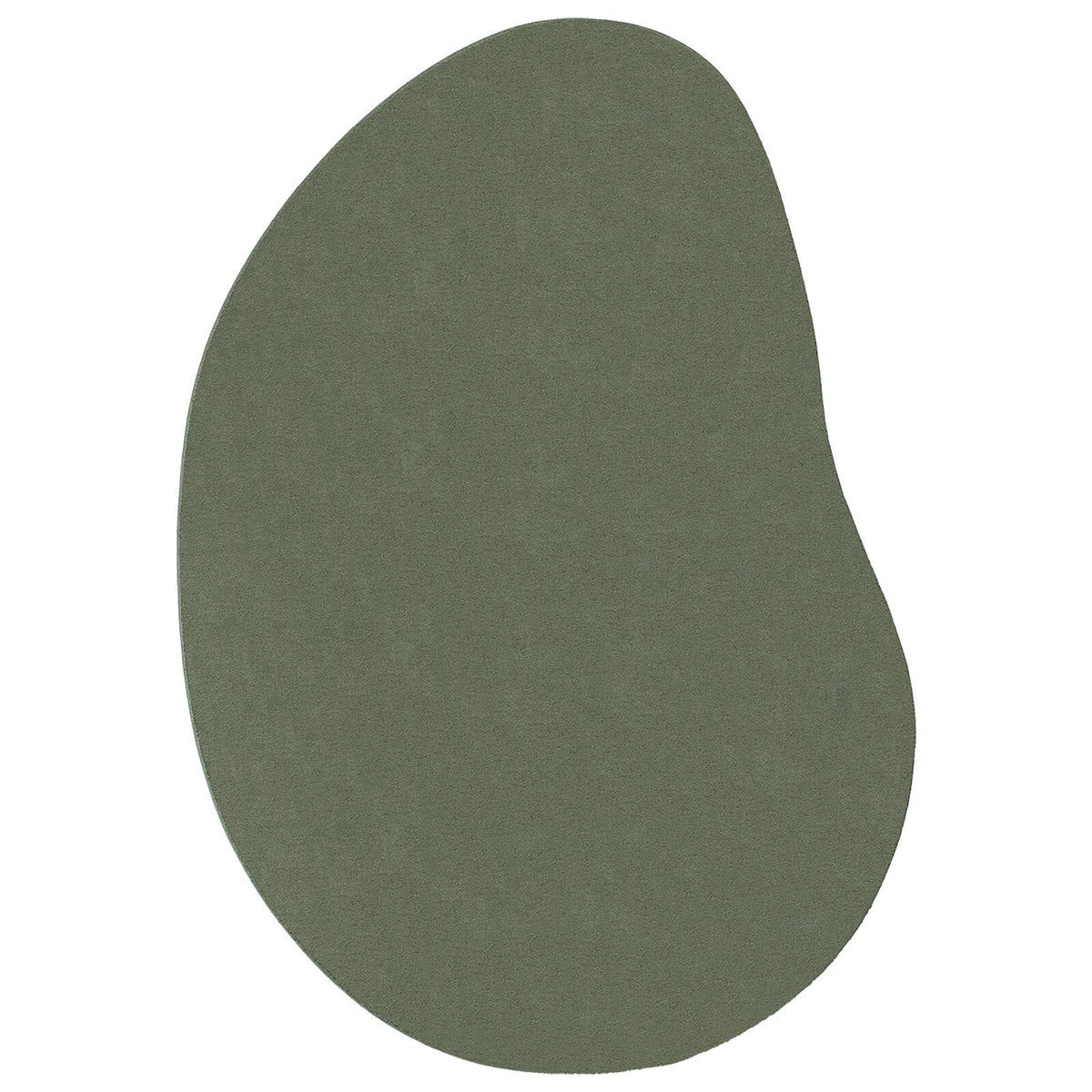 Vloerkleden Wol Decoratieve Stukken Bosgroen 160 x 230 cm Ovaal-Druppel