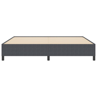 Bedframe Corduroy Stof Donkergrijs 200 x 200 cm