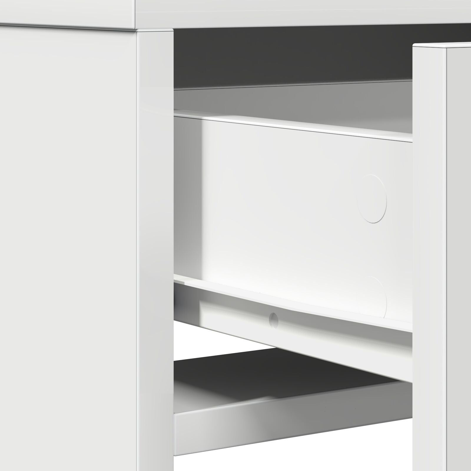 Kaptafel Met Lades 50 x 41 x 140 cm Wit