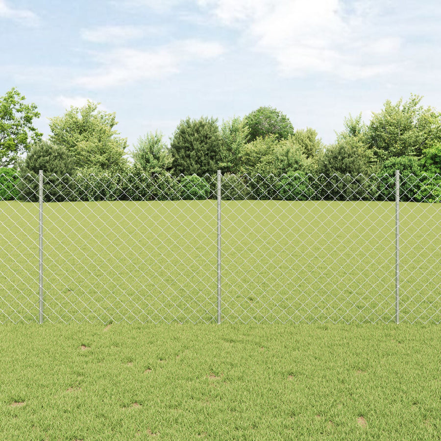 Kettinglinkhek Met 20 U Posts Zilver 1X10 M Staal