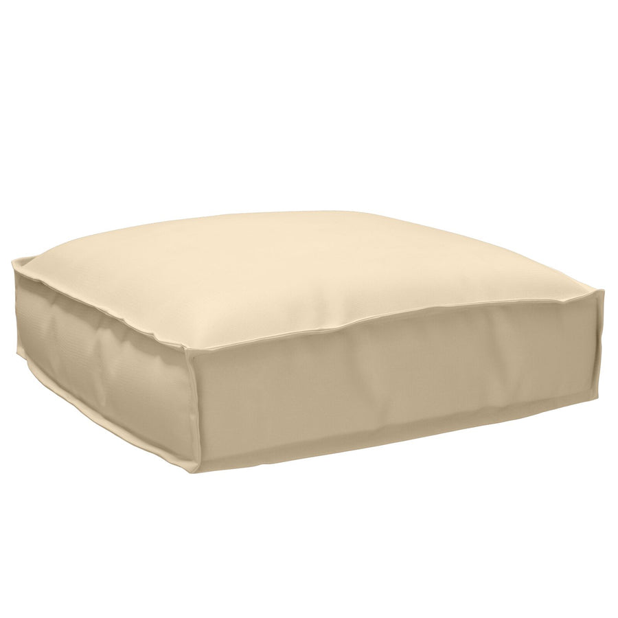 Pallet Kussen Set Set Van 2 Beige Polyester Vulling Middel