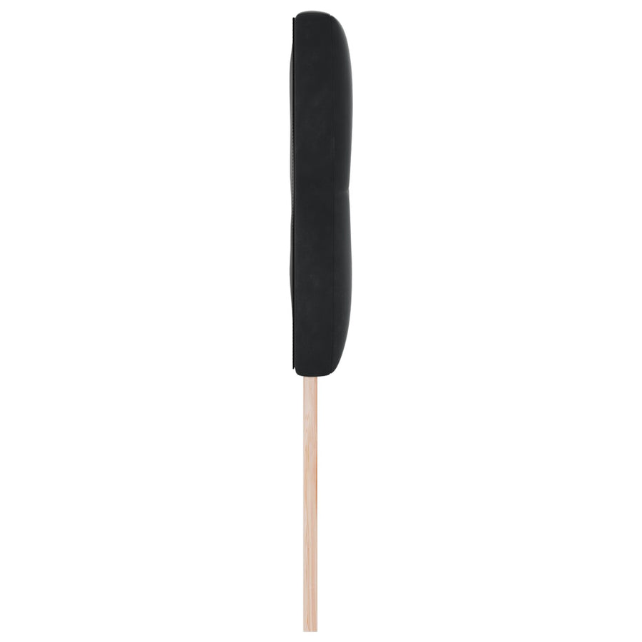 Hoofdbord Knopgestopt Velvet Zwart 160 cm Laag hoofdbord
