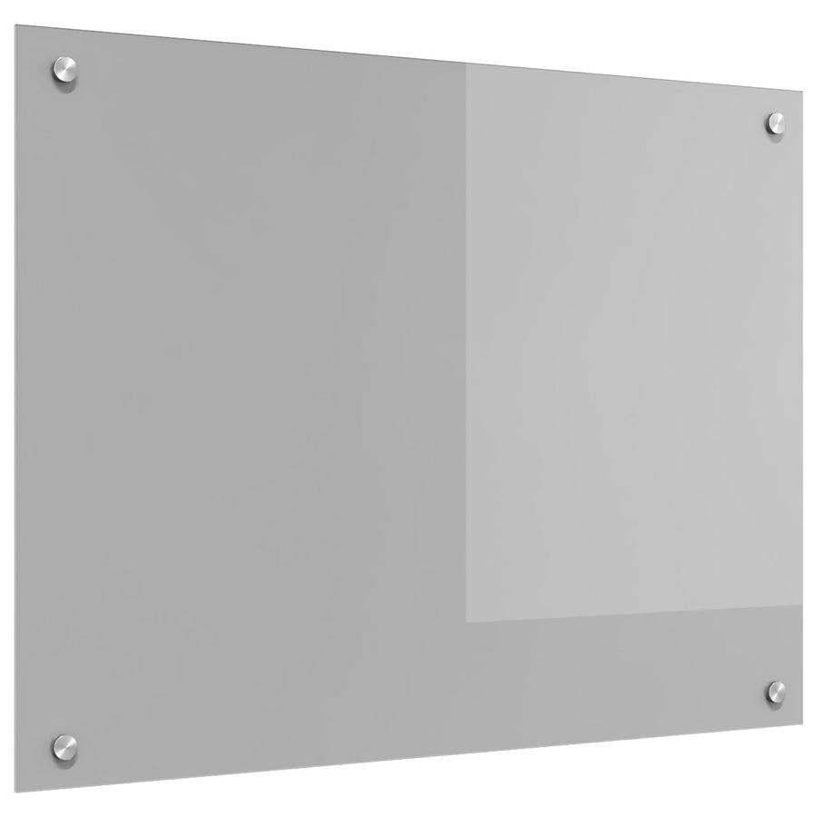 Keuken Achterwand 80X60X0,6 Cm Gehard Glas Lichtgrijs 80 x 60 cm